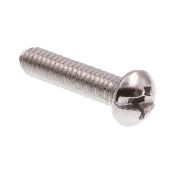 Prime-Line Machine Screw, Round, Phil/Sltd Comb Drive No. 8-32 X 3/4in 18-8 Stainless Steel 100PK 9003609 - main